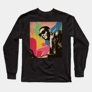 Vintage Poster - Ray Charles Style Long Sleeve T-Shirt